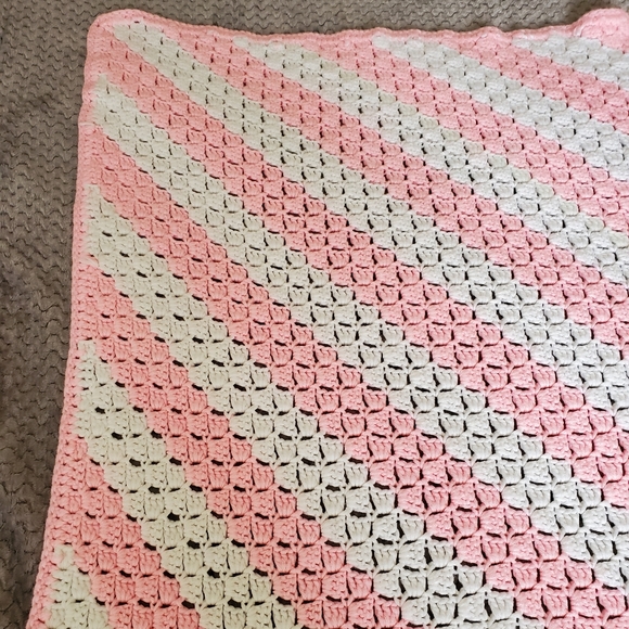 Handcrafted Crochet Baby Afghan - Picture 2 of 13